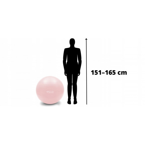 Фитбол  4FIZJO 65 cm Anti-Burst 4FJ0401 Pink - фото №3